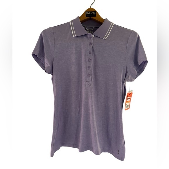 NWT Bass Short Sleeve Polo Shirt - Womens Size Small - Orchid Color - Picture 1 of 5